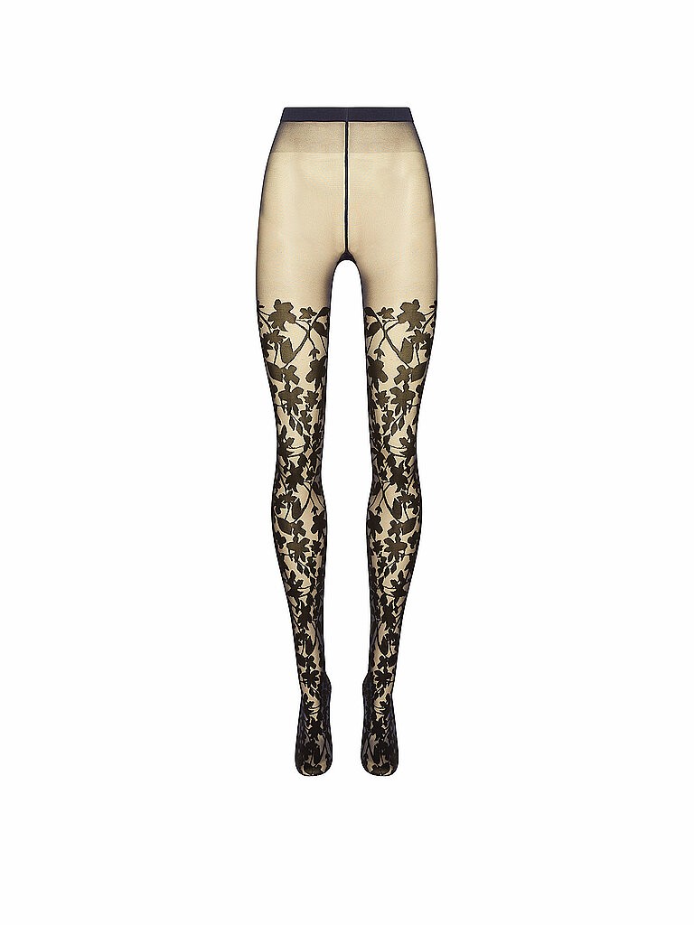 Graphic Flower Tights